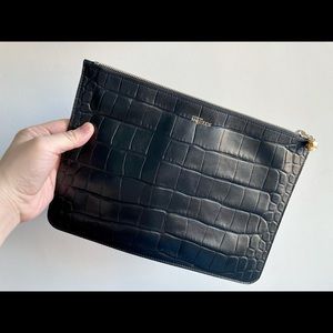 Alexander McQueen Skull Zipper Clutch